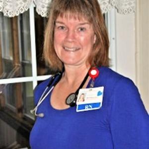 District Nurse Laurie Andrews. Courtesy photo