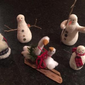 Christmas decorations by Linda Brewer at the Southport Library
Crafts Fair Dec. 1-2, 9 a.m.-4 p.m. Courtesy photo