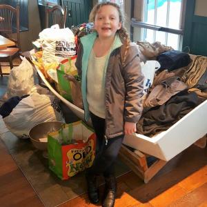 Susie Edwards was smiling as the donations came flowing induring the 2016 event. Steve Edwards photo