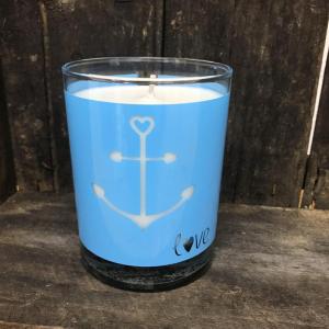 A “Maddie” candle, named for Edgecomb Eddy School student Maddie Lorrain. Courtesy of Michael Gaffney