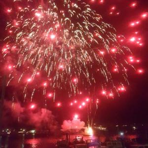 Red at night! STEVE EDWARDS/Boothbay Register