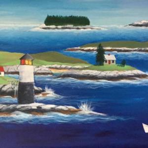 “Homage to Maine,” by Sally Giddings Smith. Courtesy of the artist Sally G. Smith