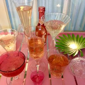 Champagne and sparkling wines served in beautiful, elegant glasses make the whole experience even more delightful. These are a few of my faves, collected over the years from as far away as Rome. SUZI THAYER/Boothbay Register