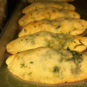 Some of Nana Bucci’s famous spinach pies fresh out of the oven. SUZI THAYER/Boothbay Register