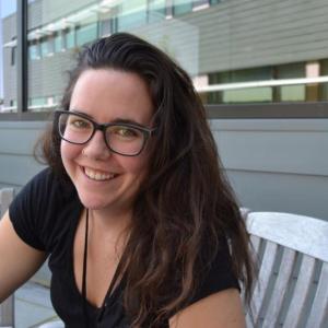 Maura Niemisto recently attended the Ocean Sciences Meeting in Portland, Oregon. A graduate student in the University of Maine’s School of Marine Sciences and based at the Darling Marine Center, Niemisto presented her research on the effects of ocean warming and acidification on larval lobsters. Courtesy of Aliya Uteuova/DMC