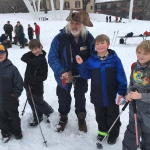 Members of Troop 271 with the Commodore! Courtesy of Robin Ford