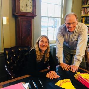 Kay and Gary Campbell at Wiscasset Library. Courtesy of Wendy Ross