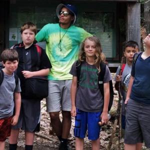 Shane Hathaway, center, enjoys his time as a camp counselor at Camp Knickerbocker and now looks forward to entering the role of Day Camp Director. Courtesy photo