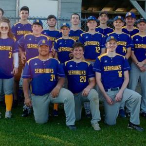 The Seahawk 2018 baseball team, players and coaches. ART MAYERS/Boothbay Register