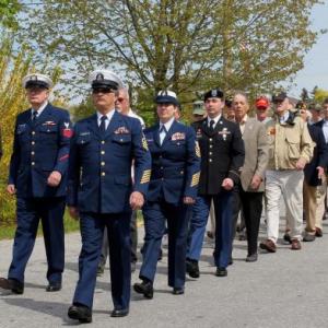 A “march off” Memorial Day 2017. KEVIN BURNHAM/Boothbay Register