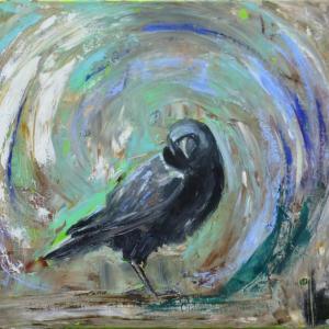 “The Observer,” a new work by Lynne Seitzer, Joy to the Wind Gallery. Courtesy of the artist Lynne Seitzer, Joy to the Wind Gallery