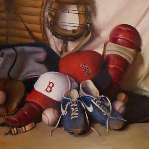 “Blue Shoes,” by Rick Dickinson. See it at his studio open house July 6. Courtesy of the artist Rick Dickinson