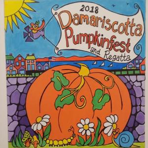 The winning design for the 2018 Pumpkinfest T-shirt by Marybeth Canedy of Jefferson. Courtesy photo
