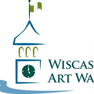 The Wiscasset Art Walk logo is a graphic depiction of the clock tower atop the former Methodist Meeting House on Fort Hill St. Although the building is privately owned, the clock, installed in 1907, remains the property of the town. Courtesy photo