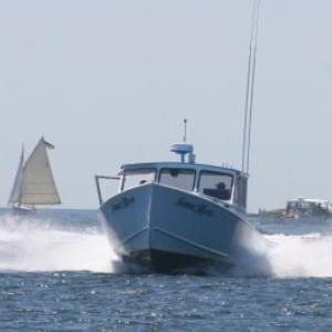 A whole lot of wake’ll be goin’ on Saturday, June 16 with the start of lobster boat racing season! KEVIN BURNHAM/Boothbay Register