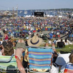 Crowd shot from a North Atlantic Blues Festival past. Joseph A. Rosen photo printed with permission of Paul Benjamin North Atlantic Blues Festival