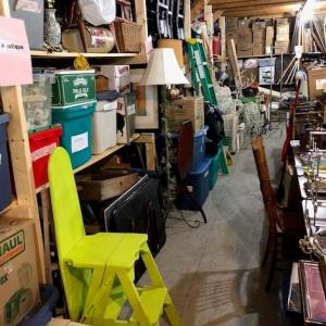 The Rotary Barn is filled to the rafters with items of every description, all to be sold Aug. 4 at the Auction. Courtesy of Sandra Leonard