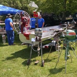 On Saturday, July 7 visitors will have the opportunity to see “one lungers” and other early gasoline, diesel and steam engines operate and to learn about them first-hand from their passionate owners at the annual Antique Engine Meet at the Boothbay Railway Village. Courtesy photo