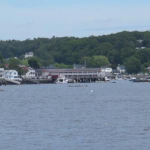 A view of east meets west ahead of “shock and awe” predicted for the Thursday, July 12 footbridge public forum. JOSEPH CHARPENTIER/Boothbay Register