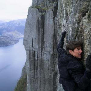 See Tom Cruise in cliffhangers like this one in “Mission Impossible: Fallout” held over at Harbor Theater. Courtesy of Jason Sheckley Tom Cruise - Mission Impossible Fallout
