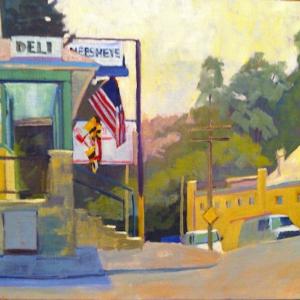 A painting by Boothbay Harbor artist Mark Coates selected by juror Bob Keyes for the River Arts show “Summertime.” Courtesy of the venue Mark Coates