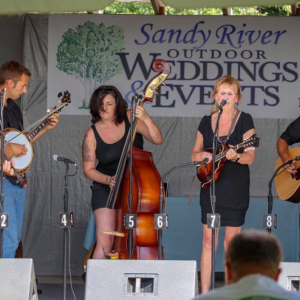 BACKWOODS ROAD
Sunday, Sept. 9
Noon - 2 p.m.
A highly energized acoustic band known for its tight harmonies, hard driving lead solos, & crowd-pleasing diversified choice of music. Rich Bernier - dobro, guitar, vocals; Jane Bernier - vocals, guitar, mandolin; Michael Conant - fiddle, vocals; Shawna Bell - bass, vocals; Hunter Webber - banjo.