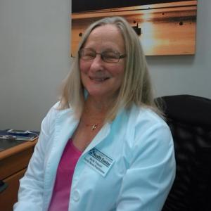 Becky Traquair, RN and family nurse practitioner at Boothbay Region Health Center. JANE CARPENTER/Boothbay Register