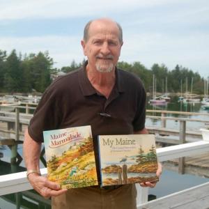 Watercolorist Normand Chartier. ART MAYERS/Boothbay Register