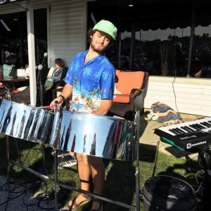 BEN BETTS on steel drums at ... Boothbay Harbor Inn! File photo