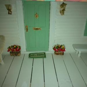 The Community Center’s dollhouse is ready to welcome its new owner, to be chosen in a drawing Oct. 1. JANE CARPENTER/Boothbay Register