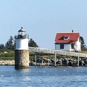Ram Island lighthouse and keeper’s quarters. KELLIE BIGOS/Boothbay Register