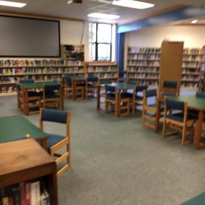 boothbay region high school, library, kerrin erhard