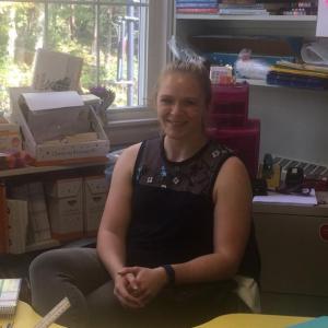 Nikki Tibbetts, alumna of SCS and BRHS, now teaches in the same K-1 room she learned in. JOSEPH CHARPENTIER/Boothbay Register
