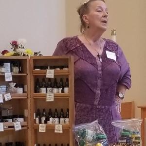 BRGC members learn about natural remedies from Natalia Bragg, herbalist from Knot II Bragg Farm in Aroostook County.Courtesy of Kathleen Marty