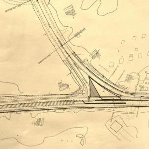 A revised MDOT plan shows a left turn pocket for Englebrekt Road residents turning left onto Route 1 north. JANE CARPENTER/Boothbay Register