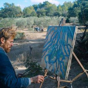Willem Dafoe as van Gogh in “At Eternity’s Gate” playing this week at the Harbor Theater. Courtesy of Jason Sheckley