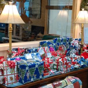 Free, wrapped children’s gifts are being distributed at the Community Center between Dec. 12 and Dec. 20. JANE CARPENTER/Boothbay Register