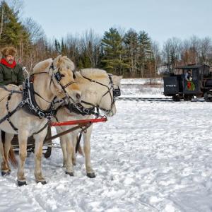 Don’t miss Steam and Sleighs at Wiscasset, Waterville & Farmington Railway in Alna Jan. 19 and 20 and Feb. 16 and 17. Courtesy of WW&F and Matthew Malkiewicz/Lost Tracks of Time WW&F Railway, Alna, ME - Matthew Malkiewicz photo