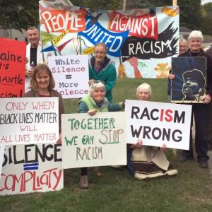 Members of the People United Against Racism group. Courtesy photo