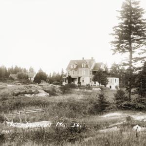Eastern Illustrating Co. glass plate collection of Ruth Lepper Gardner’s House circa 1930s. Courtesy of Penobscot Marine Museum