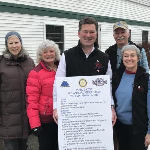 Karl’s Kids event organizers, from left, Roberta McLaughlin, Mary Berger (founder), Mike Hall (founder), Dirk Brunner and Linda Brunner, hope to see a lot of participation at the March 2 event. Courtesy photo