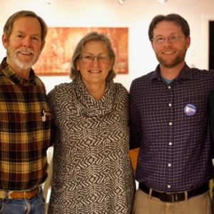 Pictured from left are Leanne Pander, Bill Hammond, Paula Arsenault, Brian Papineau and Francine Rondina at the March 4 potluck. Bob Crink photo