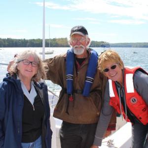 Water quality monitoring is one of many volunteer opportunities at Damariscotta River Association/Pemaquid Watershed Association. Courtesy of DRA