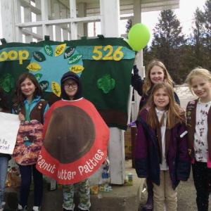 Members of Troop 526, from left, Addie, GiGi, Natalie, California, Jessica, Abby and Arabella. Not pictured: Ariyah, Briella, Annie, Olivia and Eliza. MARGARET HOFFMAN/Boothbay Register