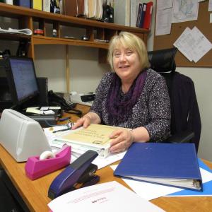 Linda Dow of Boothbay Harbor is the town of Woolwich’s new tax collector. PHIL DI VECE/Wiscasset Newspaper