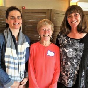 Speaking at the St. Andrews Auxiliary’s annual luncheon on May 22 were, from left, Anni Pat McKenney, Carole McCarthy and Jerie Phinney. Courtesy photo