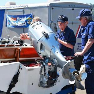 Vessel Safety Checks performed by the USCG Auxiliary are free and only take a few minutes. Ensure that your boat meets all state and federal regulations for equipment and safety items before you head out with the family. Inspection results are confidential. Courtesy of USCG Auxiliary (archive photo)