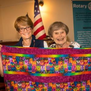 Ann Demeranville, left, with Terry Fullam. Courtesy Steve Demeranville