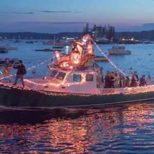 One of the dazzlers in the 2018 Lighted Boat Parade. Michael Leonard photo