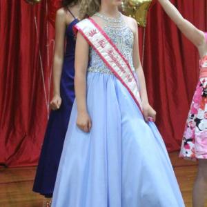 Alana LaCourse, 9, is crowned Miss Windjammer 2019 at the Boothbay’s Got Talent competition. STEVE EDWARDS/Boothbay Register